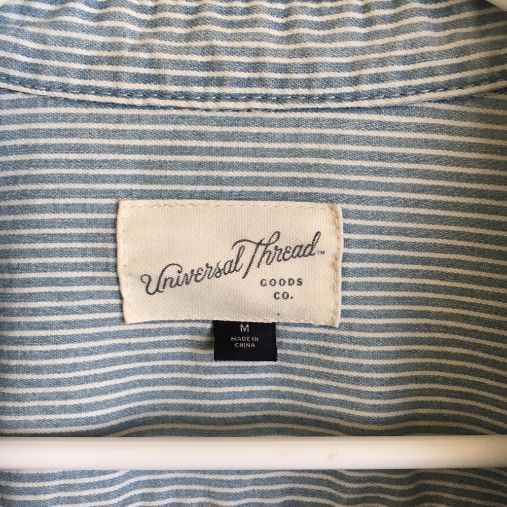 Universal Thread Pinstriped Utility Jacket - image 4